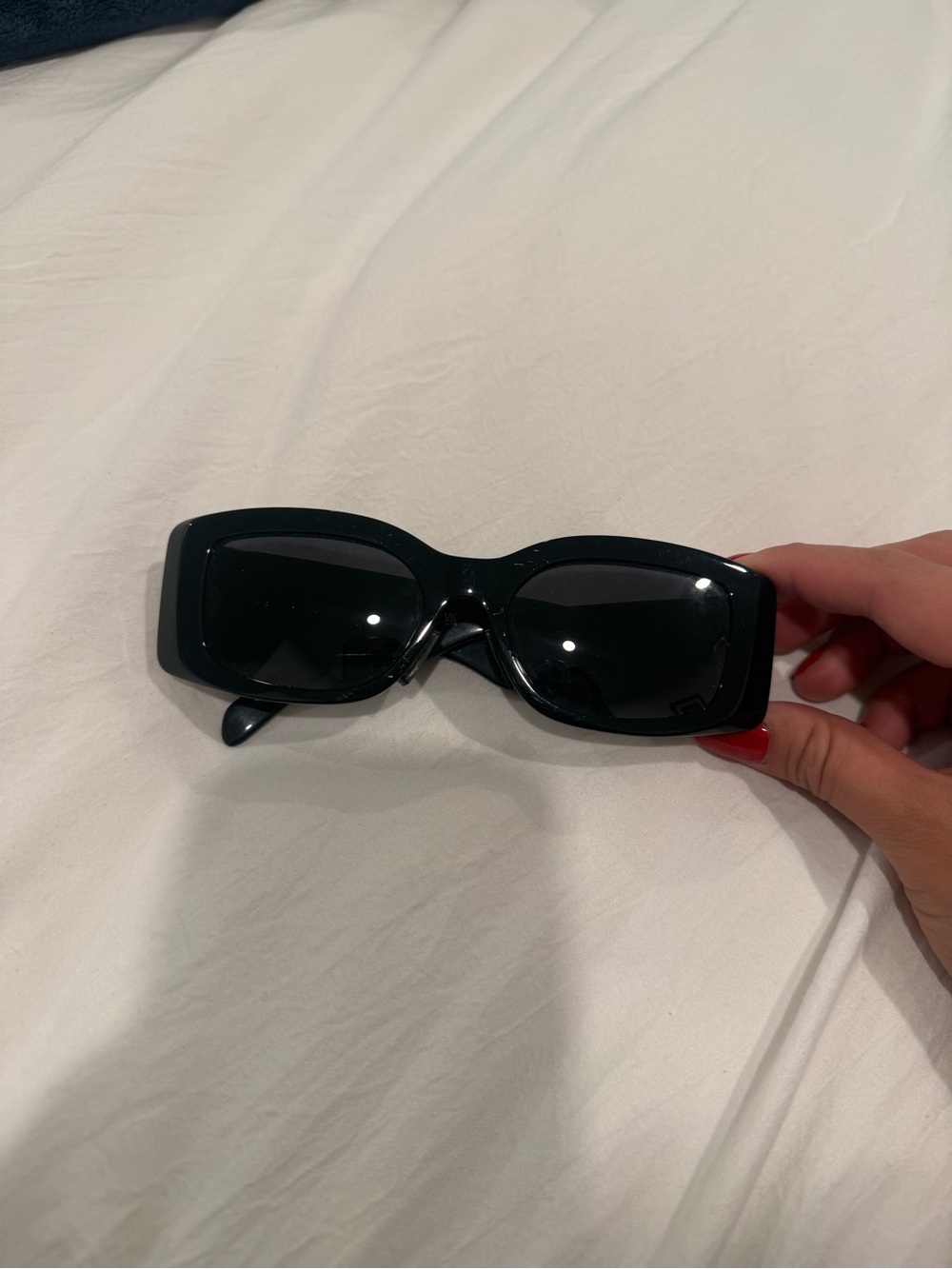 Celine Black Triomphe Sunglasses with leather case
